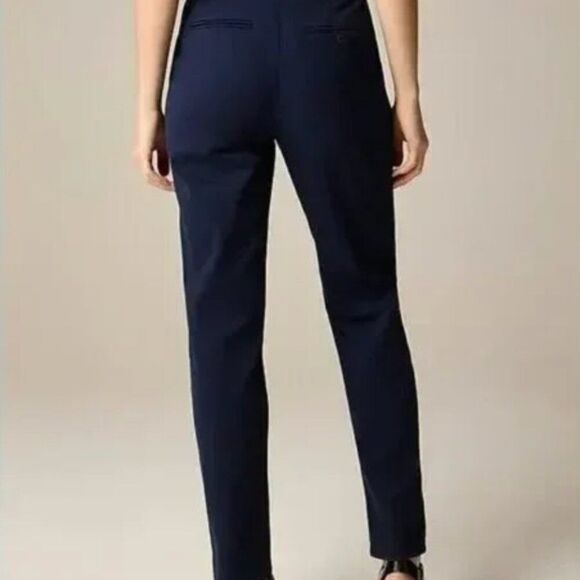 J. Crew by292 Kate Straight-leg Pant In Chino in Navy NWT/repaired  size 10 - Picture 4 of 10